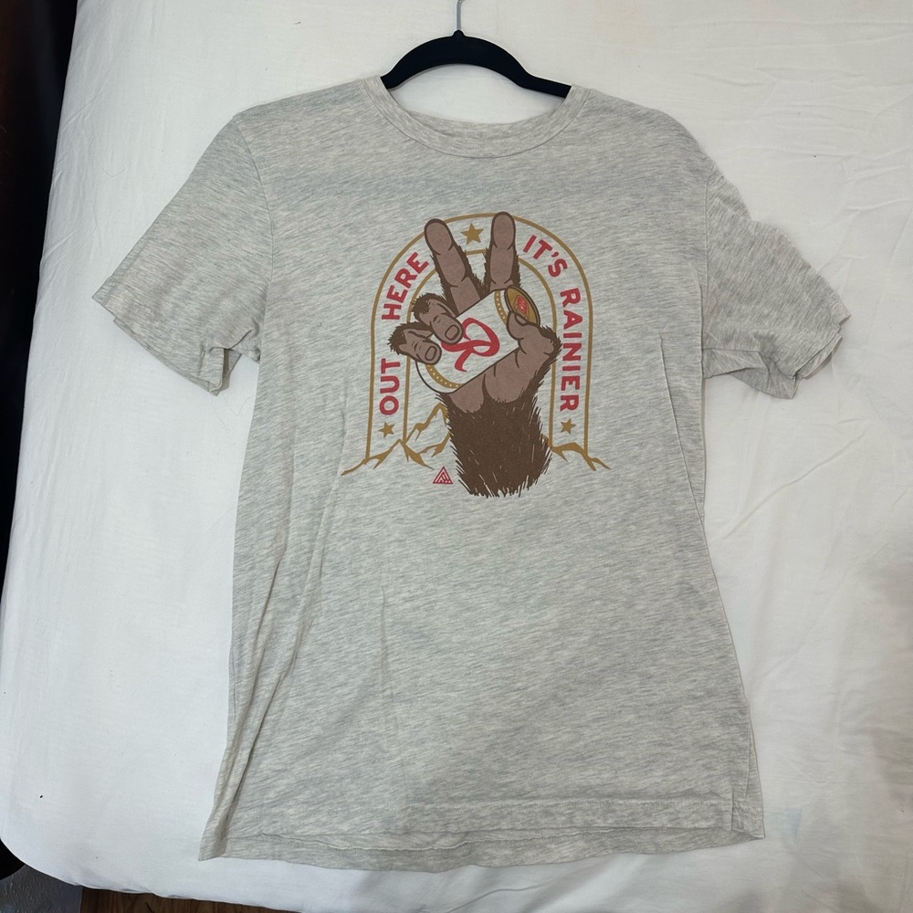Rainier beer t shirt